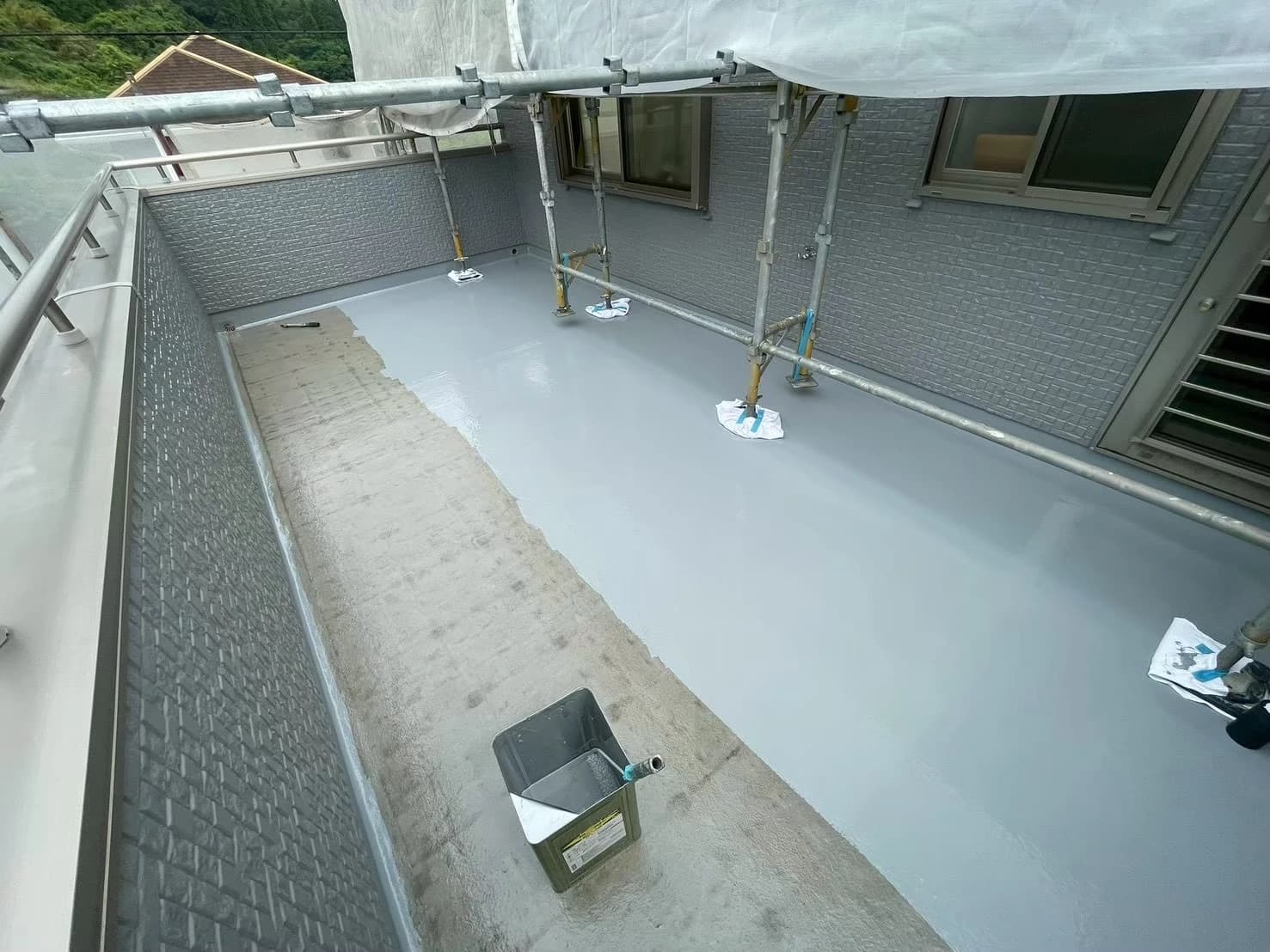 姶良市 ゴルフ場 屋上防水工事